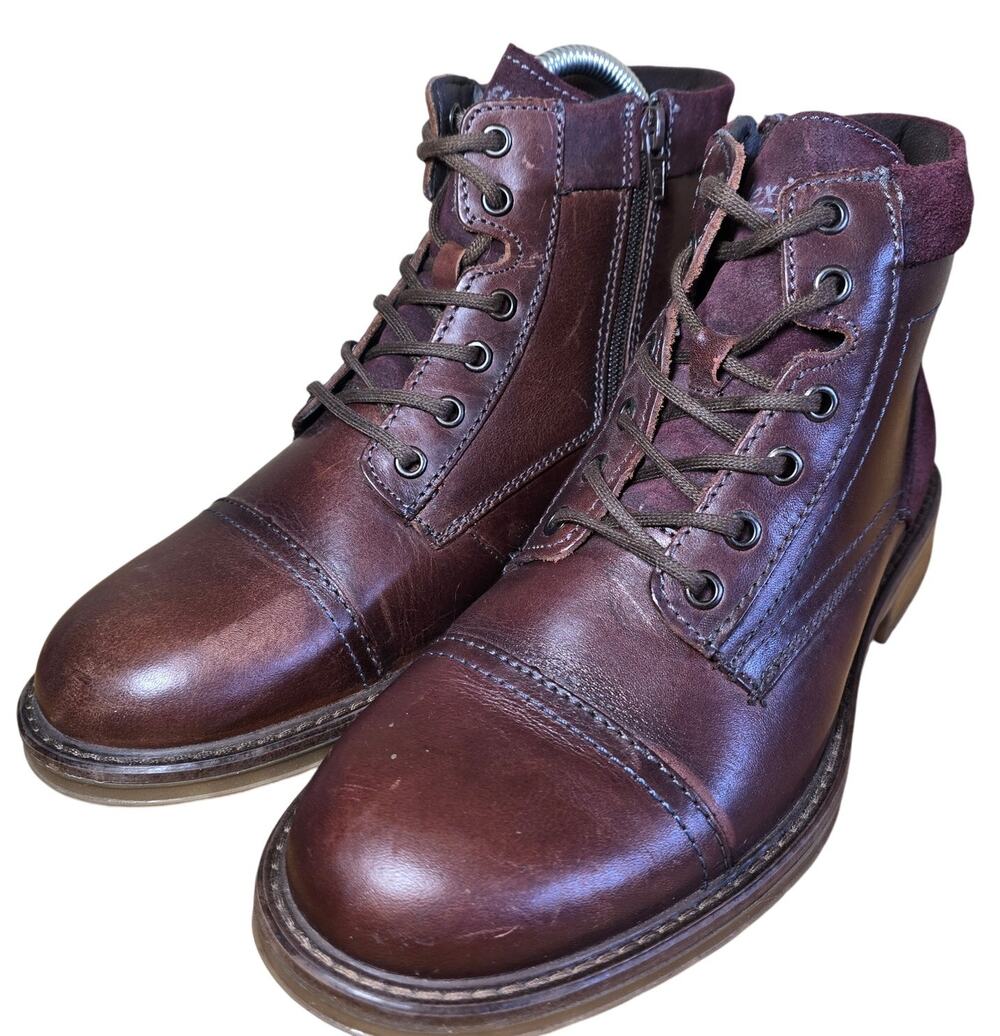 Flexi Country Men's Leather ZIp Trail Boots Mens Size 7.5 Womens Size 9 Great